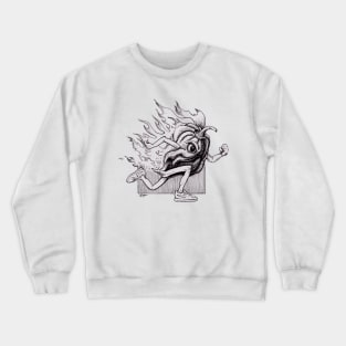 Flaming Pepper hot Crewneck Sweatshirt